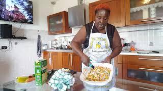 Cooking Time With Mama Gladys, Salad Rice Means Insalata di Riso