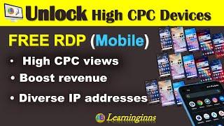 Wetest free rdp | High CPC views | Boost revenue || Learninginns