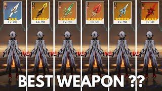 Best 5 Star Weapon For C0 Arlecchino? Genshin Impact