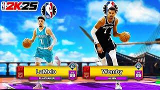 LaMelo Ball & Victor Wembanyama are UNSTOPPABLE in NBA 2k25