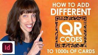 How to Add QR Codes in a Data Merge in Adobe InDesign