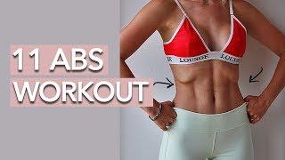 11 Line Abs Workout (No Equipment)