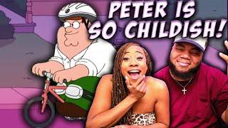DUB & NISHA REACTS TO: Best of Peter being CHILDISH | Family Guy