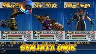 SEMUA SENJATA UNIK DI GAME BASARA 2 HEROES - PART 1