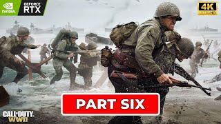 CALL OF DUTY WW2 Gameplay Walkthrough Part 6 Campaign FULL GAME [1080p HD PC] - No Commentary