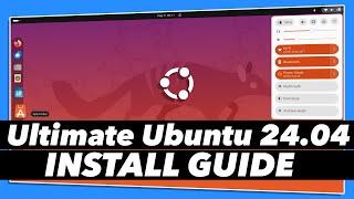How TO Install Ubuntu 24.04 LTS EASILY  // NEW Ubuntu 24.04 Installation Guide