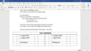 Accounting: VAT