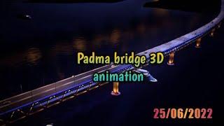 Padma bridge  3d animation