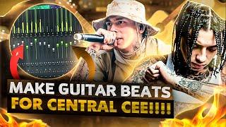 How to make HEAVENLY REALISTIC Guitar Samples for Central Cee | FL Studio Drill Tutorial 2022