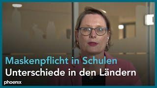 phoenix tagesgespräch mit Bildungsministerin Stefanie Hubig zum Präsenzunterricht am 17.11.20