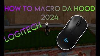 How To Macro In Dahood With A Logitech Mouse!