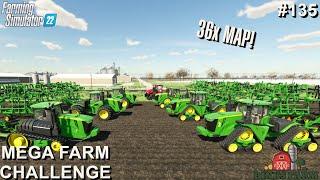 CREATING A MEGA FIELD WITH 7 TRACTORS! | Spring Creek, ND | Farming Simulator 22 #135