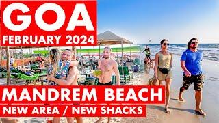 Mandrem Beach - February 2024 | Arambol Beach | North Goa's Cheapest Shacks | Goa Vlog,Russian Beach