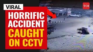 Viral video | Lucknow: Horrific accident caught on CCTV