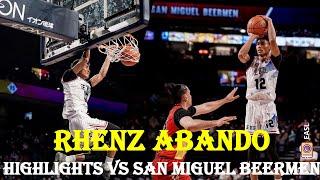 RHENZ ABANDO | Anyang KGC vs San Miguel Beermen EASL Highlights