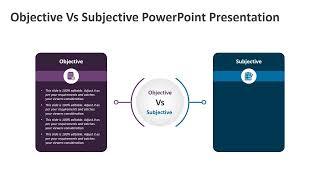 Objective Vs Subjective PowerPoint Presentation | Kridha Graphics