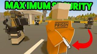 MAXIMUM SECURITY PRISON BREAK For A HIT! Unturned Prison Roleplay