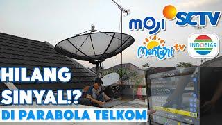 SCTV HD INDOSIAR HD Hilang Sinyal di Parabola Telkom 4 | Cara Scan SCTV di Semua Receiver Parabola