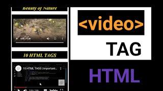 Video Tag | How to add videos in HTML