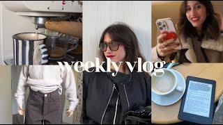 weekly vlog #14 | ¿posibles vlogmas?, paquete perdido, libros y looks + rutina diaria @rocioerrec