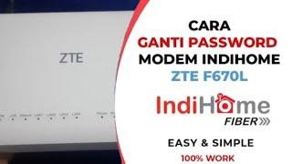 TERBARU‼️CARA MENGGANTI PASSWORD WIFI INDIHOME || MODEM ZTE