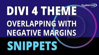 Divi Theme Overlapping With Negative Margins 