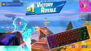 12 Hour ASMR To Sleep + Fortnite Keyboard & Mouse Sounds ASMR Gameplay  Steelseries Apex Mini Pro