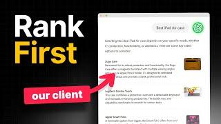 How To Rank in ChatGPT (with REAL Examples!)
