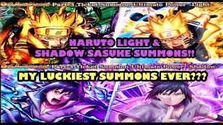 Naruto Light & Shadow Sasuke SUMMONS!! My Luck Was CRAZY!! (Nxb Ninja Voltage)