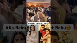 Alia Bhatt being the ‘Perfect Kapoor Bahu’ #aliabhatt #ranbirkapoor #bollywood