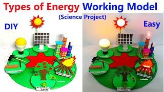 types of energy working model making for science project exhibition - diy - craftpiller @howtofunda