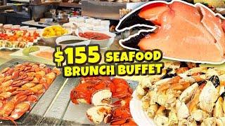 $155 UNLIMITED CAVIAR, KING CRAB & LOBSTER Seafood BRUNCH BUFFET | Best BRUNCH in the Country?!