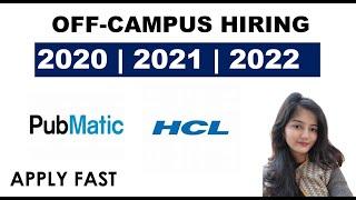 OFF-CAMPUS HIRING || BATCH - 2020/2021/2022 || MUST WATCH