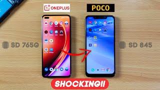 POCO F1 vs Oneplus Nord Speed Test Comparison - NO MORE FLAGSHIP?