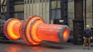 Dangerous Biggest Heavy Duty Hammer Forging Factory, Fast Extreme Ring Forging Rolling Process