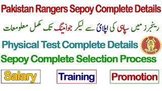 Pakistan Rangers Sepoy, Physical Test, Salary, Punjab Rangers Sepoy Complete Selection Process 2022