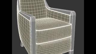 3D Model of Armchair Review