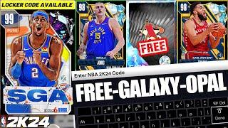 Hurry and Use the New Guaranteed Free Galaxy Opal Locker Code in MyTeam! NBA 2K24 Locker Codes