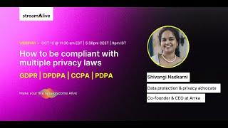 How do businesses remain compliant with multiple privacy laws?