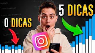 5 truques para CRESCER no INSTAGRAM MAIS RÁPIDO (2024)