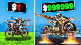 $1 to $1,000,000 Flying Bike in GTA 5