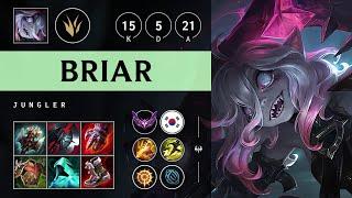 Briar Jungle vs Lee Sin - KR Master Patch 25.05