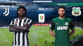 PES 2021 • Juventus Vs Sassuolo, quarti di finale di Coppa Italia