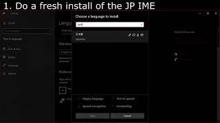How to fix the Windows 10/11 Japanese IME
