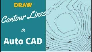 SW-DTM: How To Draw Contour Lines in AutoCAD Part_1