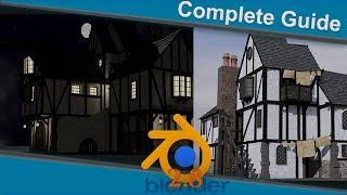 Intro Blender 2 8 A Beginners Complete 3D Modelling Guide of Creating a Medieval Building Scene