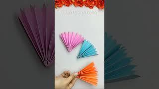 Paper Fan craft #easycraft #diy #papercraft #short#shot#youtube#youtubeshort#thingspower