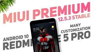 MIUI Premium 12.5.3 Stable For Redmi Note 5 Pro | Android 10 | Many Customization | Full Review