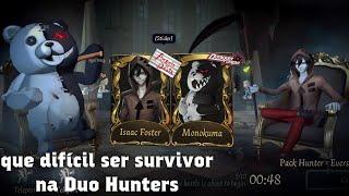 Identity V | puro deboche - Isaac Foster Duo Hunters Gameplay (ft. Koala)