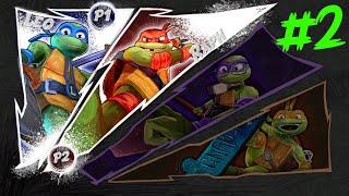 Teenage Mutant Ninja Turtles: Mutants Unleashed 2-Player Local Co-Op PS5 Gameplay Part 2